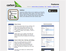 Tablet Screenshot of carbonfin.com